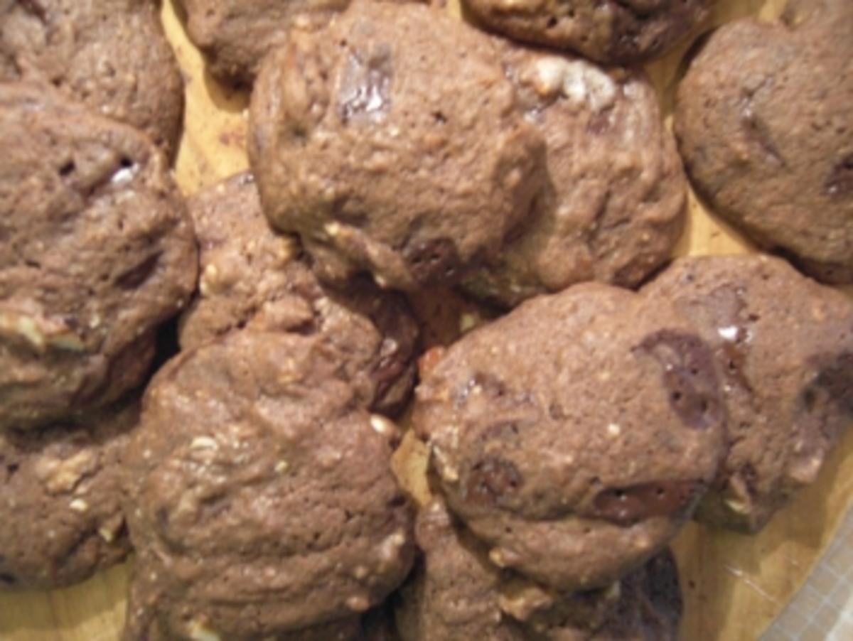 Plätzchen: Schoko Cookies - Rezept - Bild Nr. 3