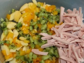 Rezept: Salat: Kalifornischer Nudelsalat Bild Nr. 7 Salat: Kalifornischer Nudelsalat - Rezept - Bild Nr. 7