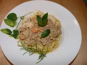 Rezept: Krabben - Fisch Soße zur Spaghtetti Krabben - Fisch Soße zur Spaghtetti - Rezept