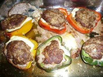 Paprikaschoten lecker und einfach gefüllt - Rezept - Bild Nr. 3