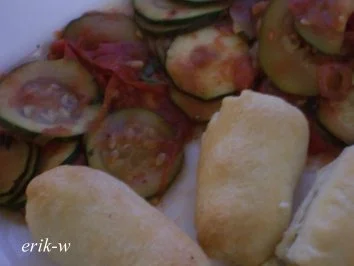 Gemüseallerlei mit Fetaröllchen - Rezept - Bild Nr. 2