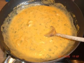 Rezept: Bandnudeln in Bärlauch-Hummer-Sauce mit Scampi Bild Nr. 8 Bandnudeln in Bärlauch-Hummer-Sauce mit Scampi - Rezept - Bild Nr. 8