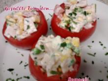 Gefüllte Tomaten mit Putensalat - Rezept