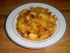 Rezept: Leberkäse-Gröstel Leberkäse-Gröstel - Rezept