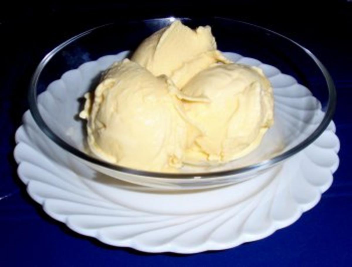 Mango-Sahne-Joghurt-Eis - Rezept