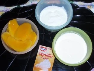 Mango-Sahne-Joghurt-Eis - Rezept - Bild Nr. 2