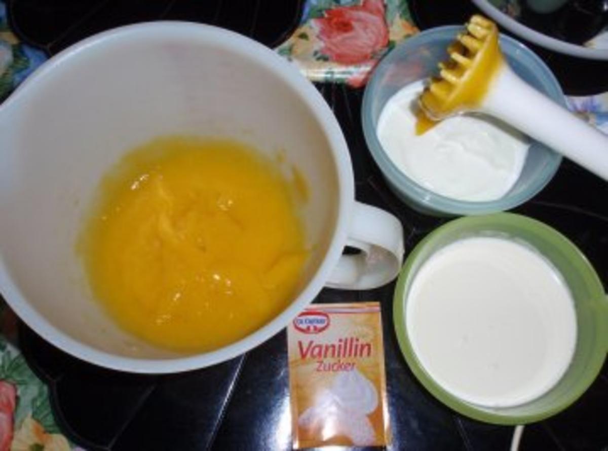 Mango-Sahne-Joghurt-Eis - Rezept - Bild Nr. 3