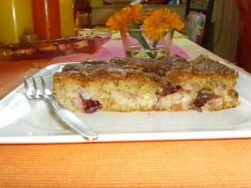 pflaumenkuchen mit zucker/zimt decke.... - Rezept