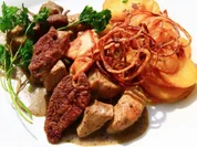 Altwiener  Hos`ntürlfleisch oder Katzengschroa - Rezept