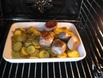 Thymiangebratene Lammsteaks mit Karotten-Honig-Creme und Feta - Rezept - Bild Nr. 5