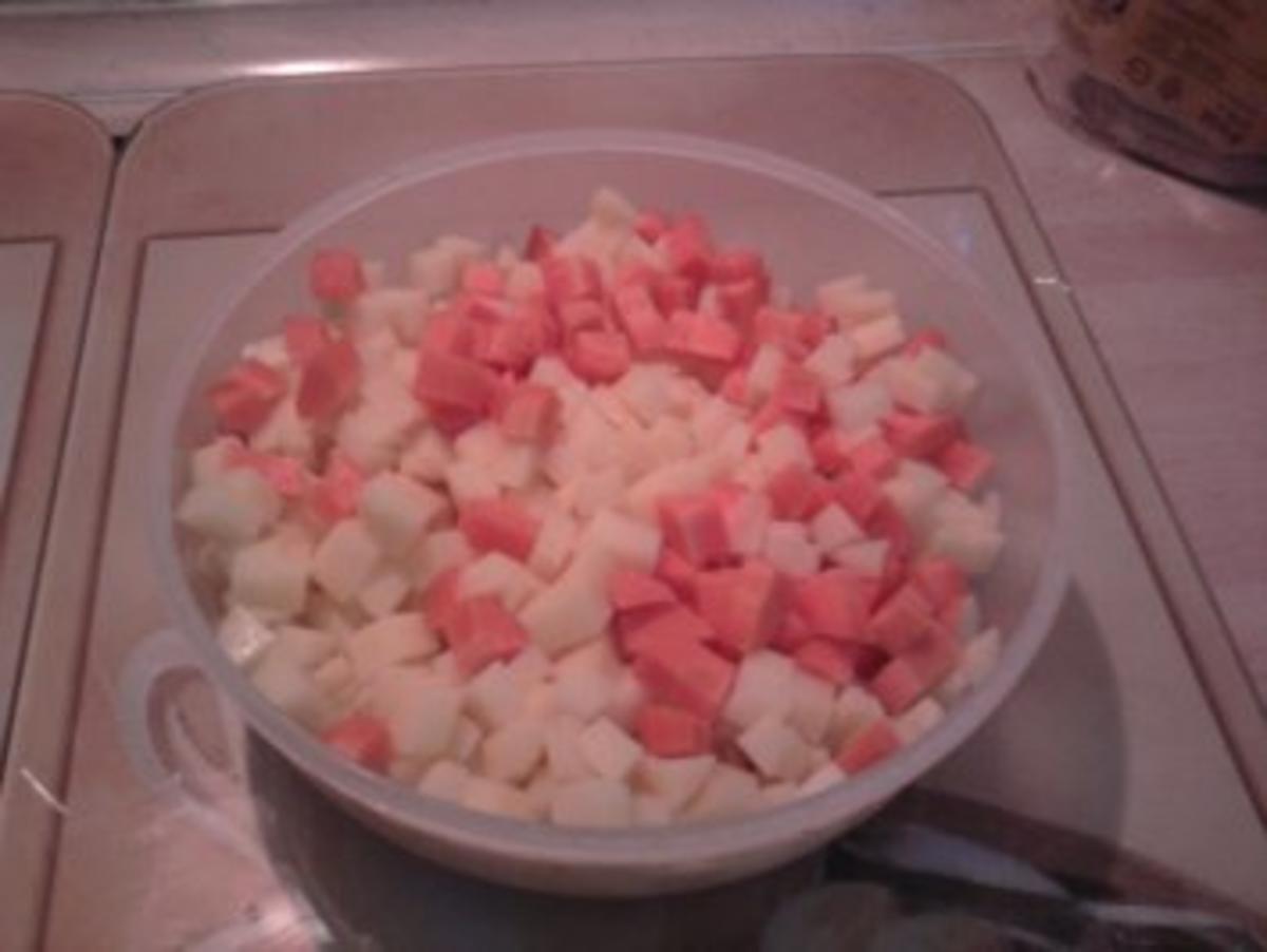 Schnelle Kartoffelsuppe mit Würstchen - Rezept - Bild Nr. 3