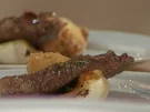 Presa vom Iberico-Schwein mit Pommery-Senf-Sauce und Gemüsekroketten a la Baudrexel - Rezept