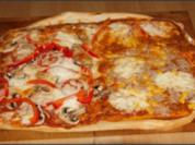 Pizza nach Wunsch und hausgemacht - Rezept