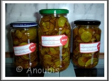 Rezept: Eingelegtes - Zucchini süß-sauer Eingelegtes - Zucchini süß-sauer - Rezept