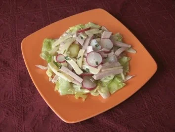 Wurst - Käse - Salat - Rezept