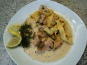 Zuccini -Lachs -Nudeln - Rezept