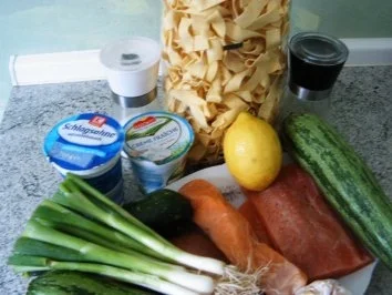 Rezept: Zuccini -Lachs -Nudeln Bild Nr. 2 Zuccini -Lachs -Nudeln - Rezept - Bild Nr. 2