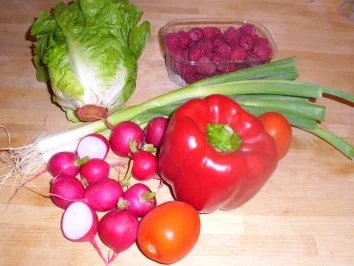 Rezept: Salat mit Schinken-Käse-Röllchen Bild Nr. 2 Salat mit Schinken-Käse-Röllchen - Rezept - Bild Nr. 2