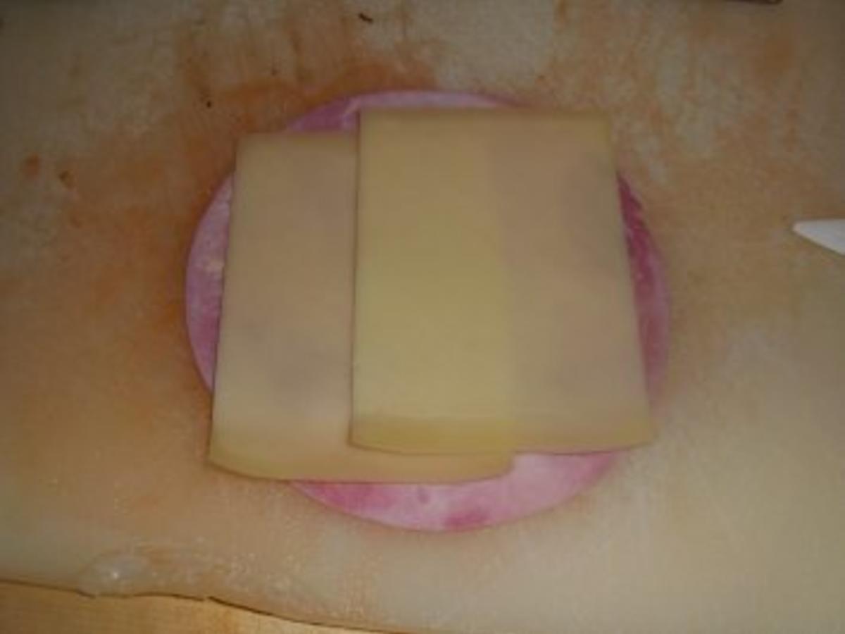 Salat mit Schinken Käse Röllchen - schnell &amp; einfach - von tigerlili1972