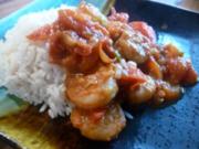 Curry-Tomaten-Garnelen - Rezept