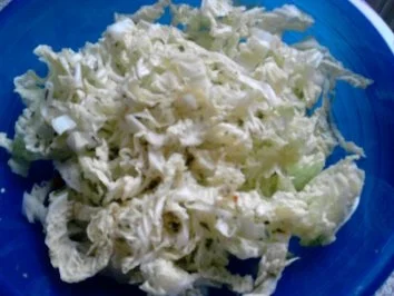 Salat vom Chinakohl mit Kräuter-Vinaigrette - Rezept