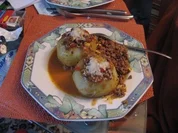 Rezept: Kohlrabi mit Innerei Kohlrabi mit Innerei - Rezept