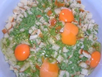 Rezept: Semmelknödel - hausgemacht - z.B. lecker zu Pfifferlingragout Bild Nr. 4 Semmelknödel - hausgemacht - z.B. lecker zu Pfifferlingragout - Rezept - Bild Nr. 4