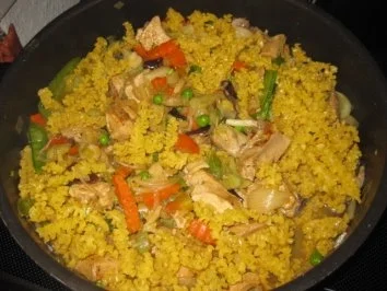 ♥  Meine superschnelle Hähnchenpfanne ♥ - Rezept - Bild Nr. 3