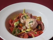 Lachs-Zander-Rolle, Thai-Bouillabaisse mit Limetten-Aioli - Rezept