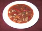 Schweinegulasch mit Letscho - Rezept