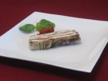 Frischkäse-Terrine mit geröstetem Gemüse - Rezept