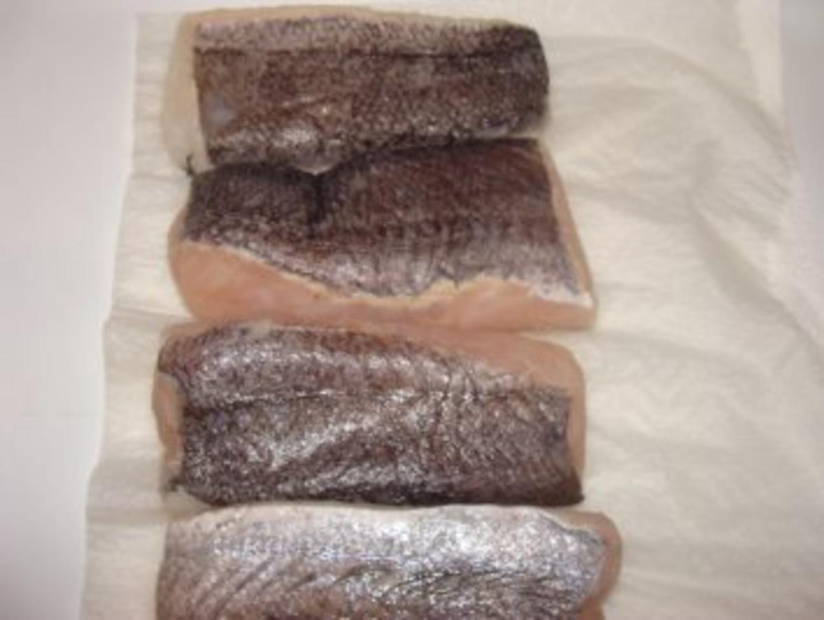 Fisch : -Merluzafilet mit Haut gebraten - Rezept - Bild Nr. 4