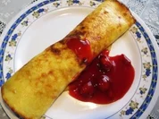 Pfannkuchen mit Sauerkirsch-Grütze ... - Rezept