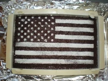 Rezept: *Isa-Specials: Patriotische Brownies ;) *Isa-Specials: Patriotische Brownies ;) - Rezept
