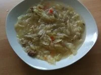 Kohlsuppe mit Hackfleisch - Rezept