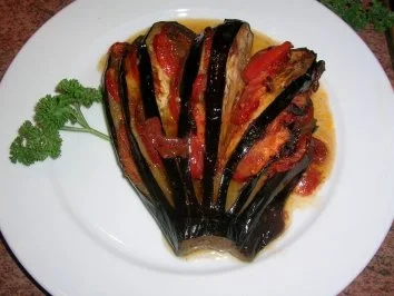 Auberginenfächer aus dem Ofen - pur oder als Beilage - einfach ein Genuss (kalorienarm) - Rezept - Bild Nr. 11