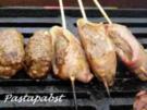 Cevapcici-Spieße im Speckmantel - Rezept