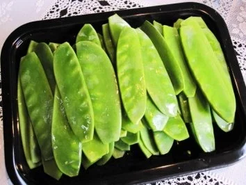 Junge Erbsenschoten ... - Rezept - Bild Nr. 2