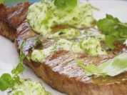 Rindersteaks mit Kressebutter - Rezept