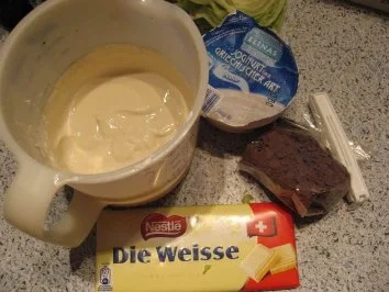 Eis- Weiße Schokolade nach Art Stracciatella - Rezept - Bild Nr. 2