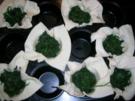 Blätterteig-Spinat-Muffins - pur zum Wein (lauwarm) oder als Beilage - Rezept