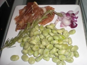 Bandnudeln mit dicken Bohnen - Rezept - Bild Nr. 2