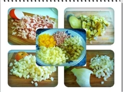 Salat: Geflügel Fleischwurst-Salat mit Fenchel und  . . . - Rezept - Bild Nr. 5