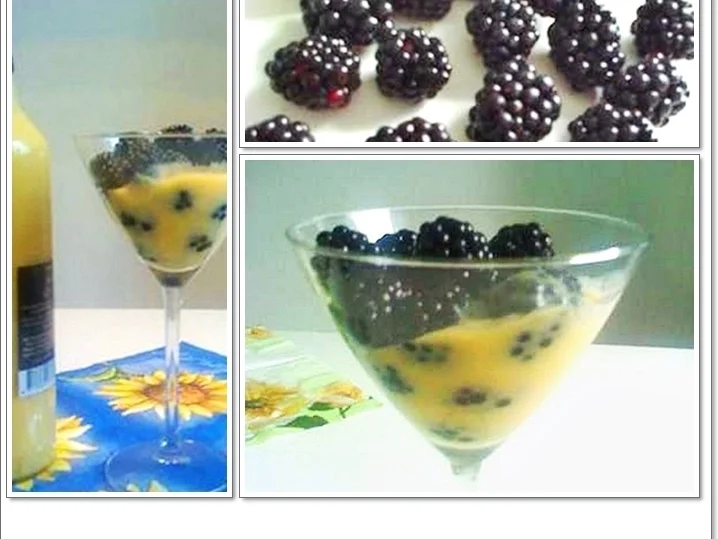 Rezept: Brombeeren mit Eierlikör-Drink Bild Nr. 5620 Brombeeren mit Eierlikör-Drink - Rezept - Bild Nr. 5620