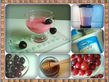 Getränk: Kirschen-Stachelbeeren - Fruchtshake - Rezept - Bild Nr. 9