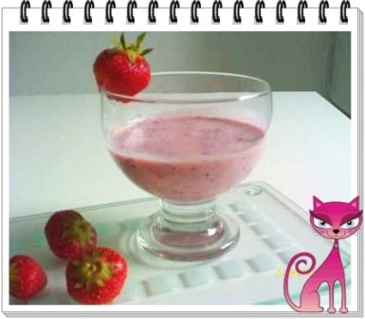 Getränk: Brombeeren-Erdbeeren - Fruchtshake - Rezept