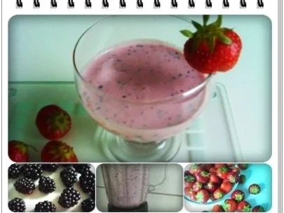 Getränk: Brombeeren-Erdbeeren - Fruchtshake - Rezept - Bild Nr. 8