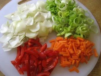 Rezept: Cremiges Gemüsesüppchen, dazu Wienerle ... Bild Nr. 2 Cremiges Gemüsesüppchen, dazu Wienerle ... - Rezept - Bild Nr. 2