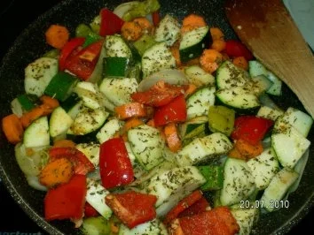 Rezept: Pfannengemüse Bild Nr. 2 Pfannengemüse - Rezept - Bild Nr. 2