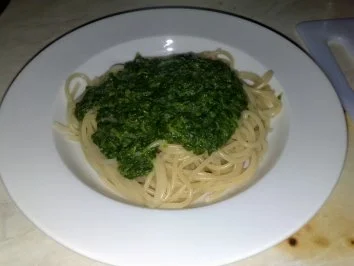 Spinat Spaghetti - Rezept - Bild Nr. 3